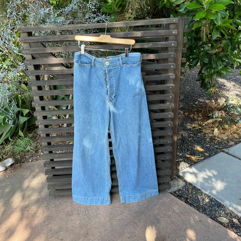 Jesse Kamm sailor pants cowboy blue denim